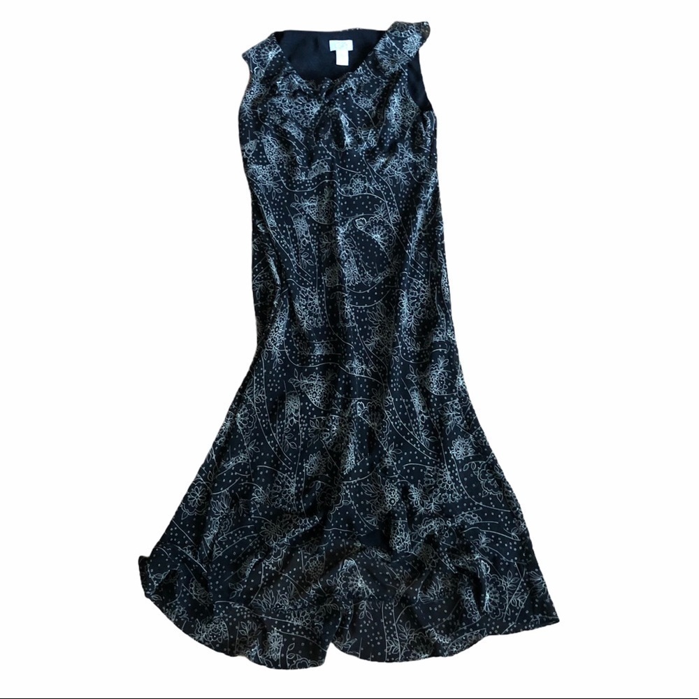 Ann Taylor Loft Floral Print Maxi Sleeveless Dress - Size: 4